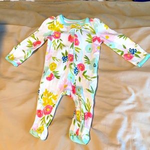 Baby girl floral pajamas
